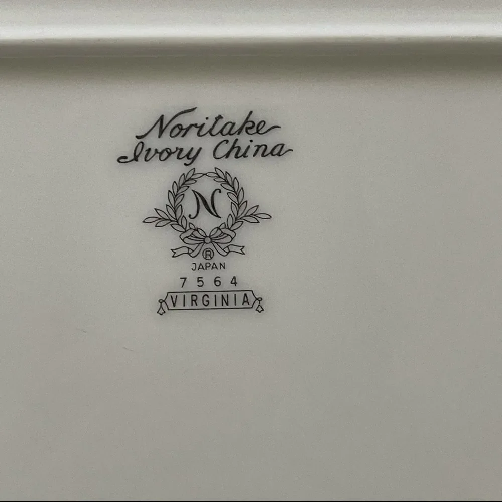 Noritake Ivory China Rare 7564 Virginia Platter